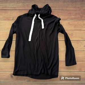 ‼️SOLD‼️ 𝙀𝙐𝘾 𝙕𝙔𝙄𝘼 - Black Boyfriend Lounge Hoodie - 𝙇𝘼𝙍𝙂𝙀